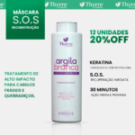 Argila Branca S.O.S Reconstrutor Anti Emborrachamento 500ml - Thyrre Cosmetics