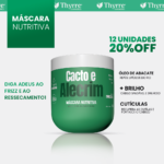 Máscara Extrato De Cacto E Alecrim 500g - Thyrre Cosmetics