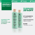Kit BioLiso Blond 100ml Escova Progressiva Bio Definitive 0% Formol Semi-Definitiva Thyrre Cosméticos