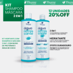 Kit Água Refrescante Hidratante 1 L