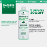 Máscara Efeito Refrescante Capilar Menta e Pimenta Verde 1 L