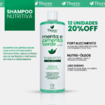 Shampoo Efeito Refrescante Capilar Menta e Pimenta Verde 1 L